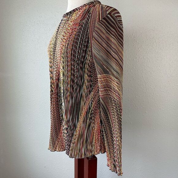 Mike & Tod Pleated Blouse Top Size S EUC - Picture 4 of 7